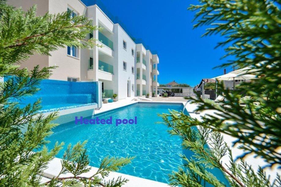 Luxury Apartment Arta-2 With Heated Pool And Jacuzzi Bibinje Extérieur photo